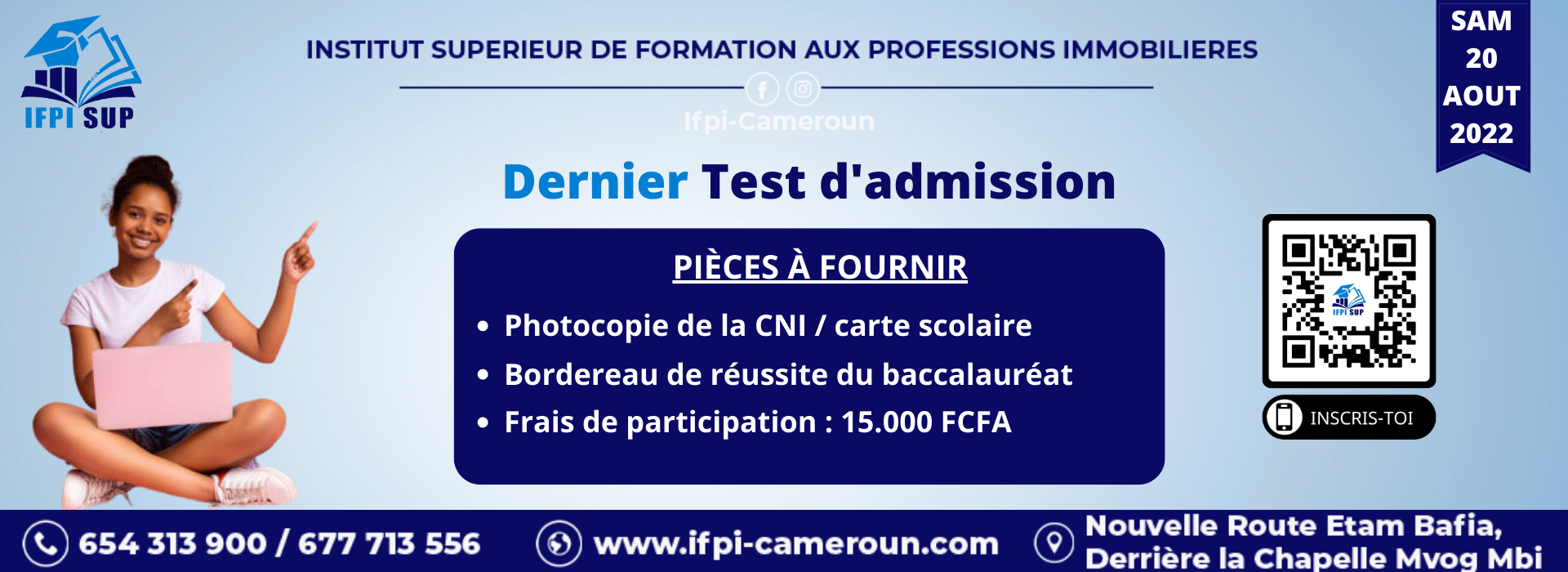 You are currently viewing Test d’admission à l’IFPI 2022